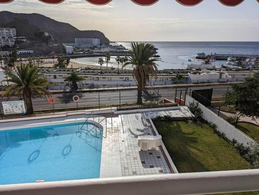 Beachfront Studio Apartment Puerto Rico Puerto Rico  Bagian luar foto