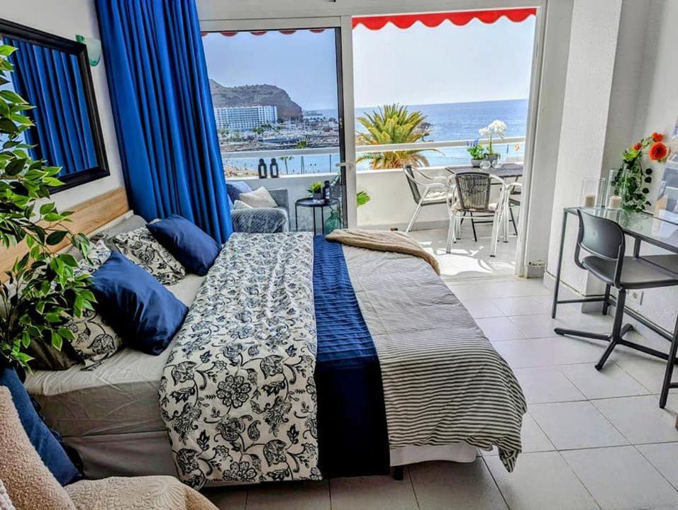 Beachfront Studio Apartment Puerto Rico Puerto Rico  Bagian luar foto